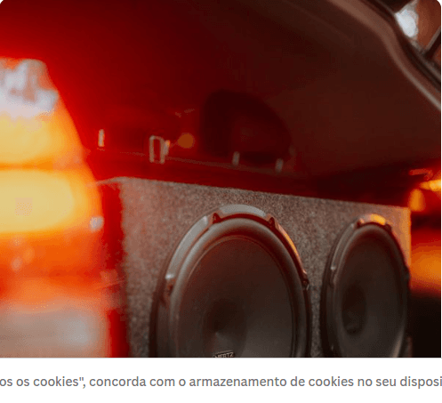 Instalação de som automotivo — linha automotiva Star Brazil em uso