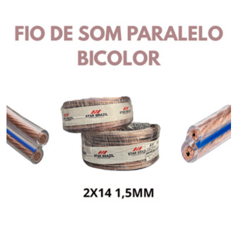 Cabo Paralelo CRISTAL 2x14 1,5mm